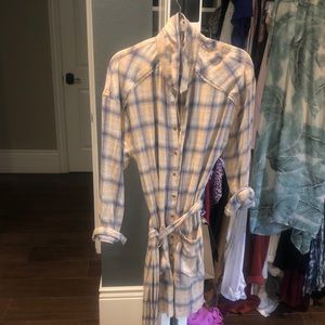 Free People Plaid dress
